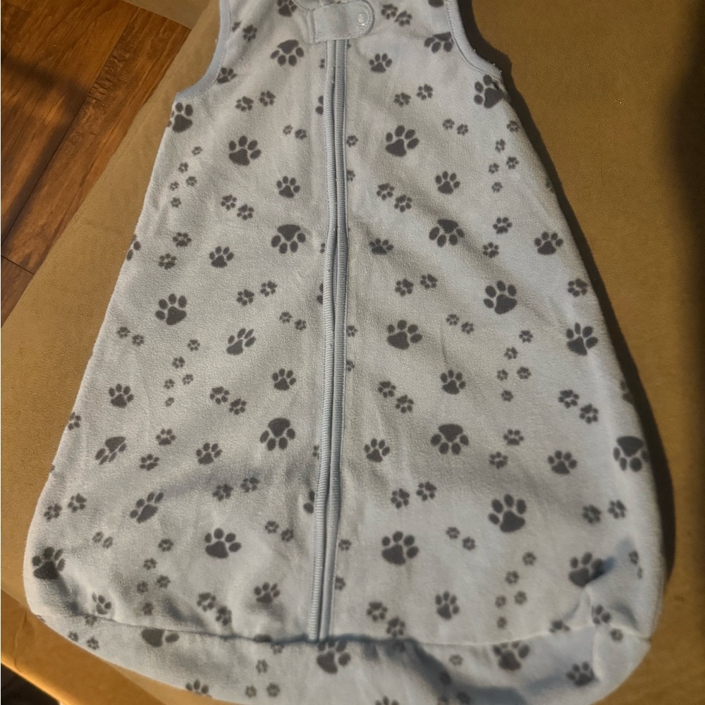 Cozy Paw Print infant Pajamas
